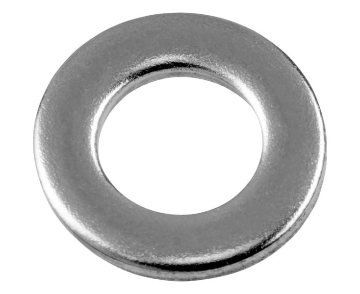 WASHER 125 INOX 6.4x12MM BLISTER 20UD
