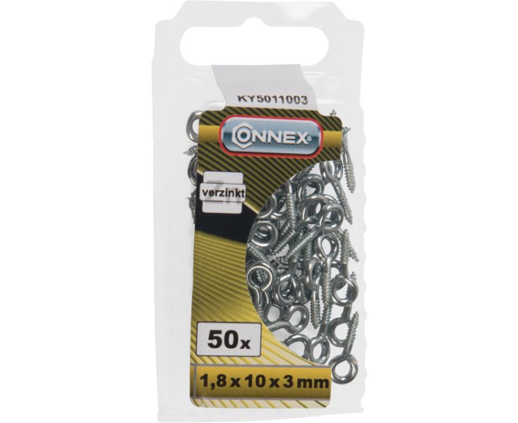 CANCAMOS ZINCADOS 1.8x10x3MM BLISTER 50UD