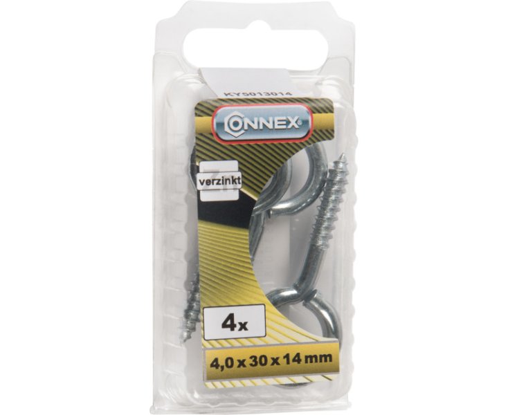 CANCAMOS ZINCADOS 4.0x30x14 BLISTER 4UD