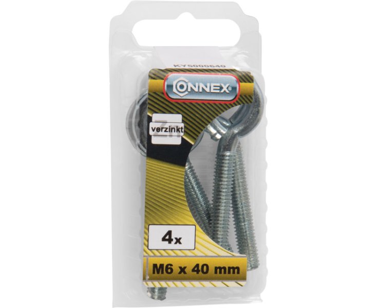 CANCAMOS ZINCADOS 6x40 BLISTER 4UD
