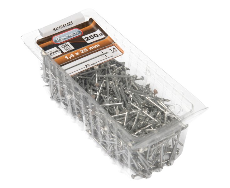 WIRE NAILS 14x25 BLISTER 250GR
