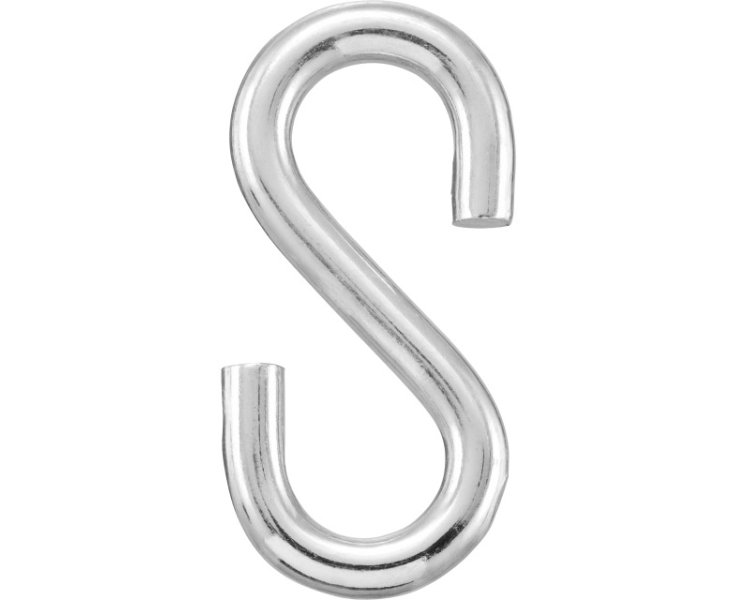 HOOK S GALVANIZED 4.8x545MM BLISTER 4UD