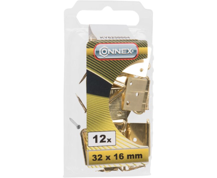CHECKED BUTTONHOLES Nº1 1/2 BRASS BLISTER 12UD
