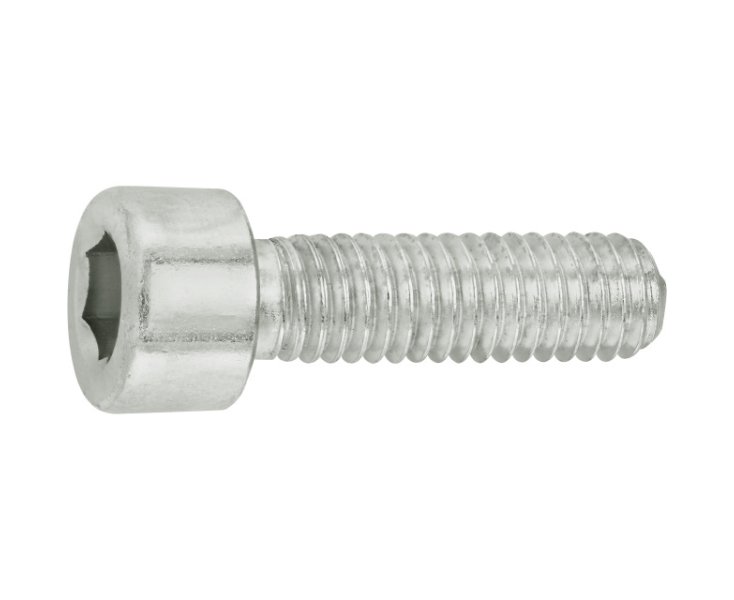 SCREW ALLEN 912 ZINC PLATED M6x20 BLISTER 8UD