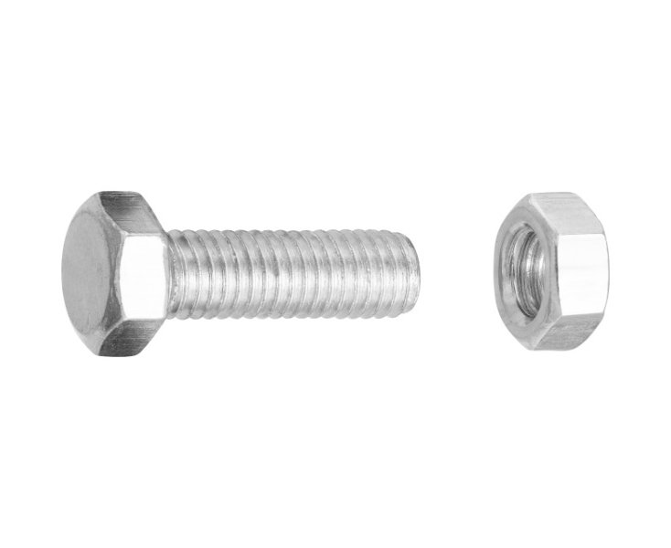 HEXAGONAL SCREW THREAD DIN933 M5x16 BLISTER 50UD