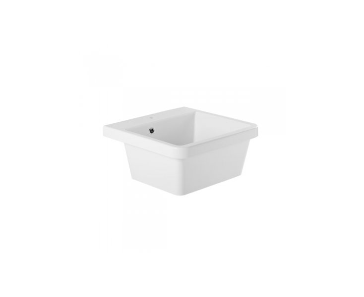 UTILITY 505 SINK WITH VALVE 51x50.6 1C WHITE ​