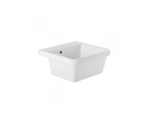 UTILITY 505 SINK WITH VALVE 51x50.6 1C WHITE ​