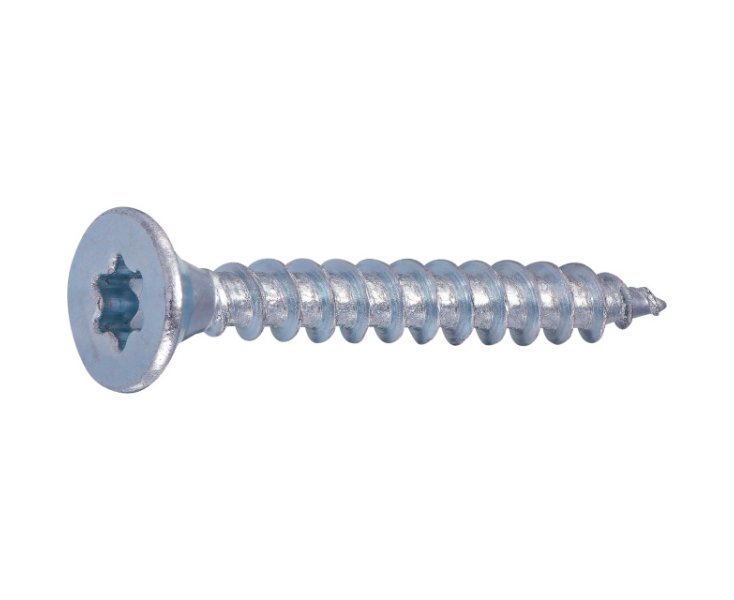 CHROME UNIVERSAL SCREWS TX 4x30MM BLISTER 80UD