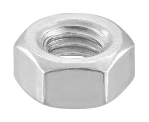 NUTS 6 SIDES ZINC PLATED 934 M6 BLISTER 100UD