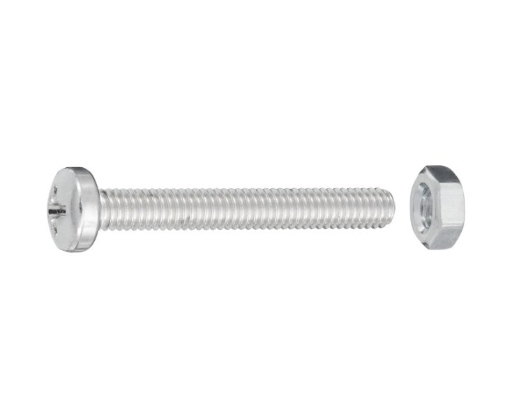 SLOTTED CYLINDRICAL HEAD NUTS 4x30 BLISTER 10UD