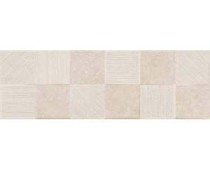 ETERNAL WHITE STRUTTURA QUADRO 3D RECT. 30x90