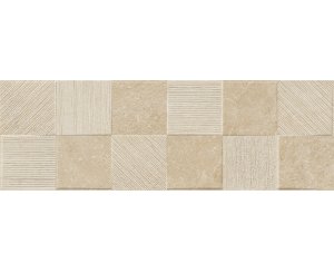 ETERNA GREIGE STRUTTURA QUADRO 3D RECT. 30x90