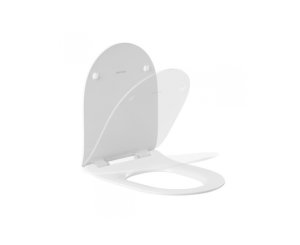 SANIBOLD SLIM TOILET SEAT C/SLOWCLOSE EASYCLIP BL. ​