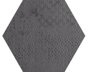 HEXA FORM ESSENCE BLACK SEMI-POLISHED 25.1x29x1