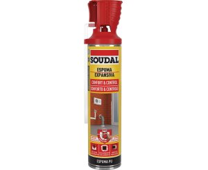 SOUDAL POLYURETHANE FOAM 600ml. CANULA COMFORT / CONTROL