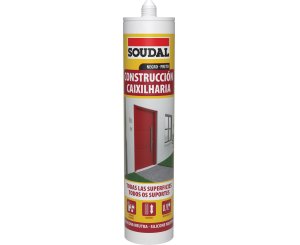 SOUDAL SILICONE NEUTRAL BLACK CONSTRUCTION 290ml. ​