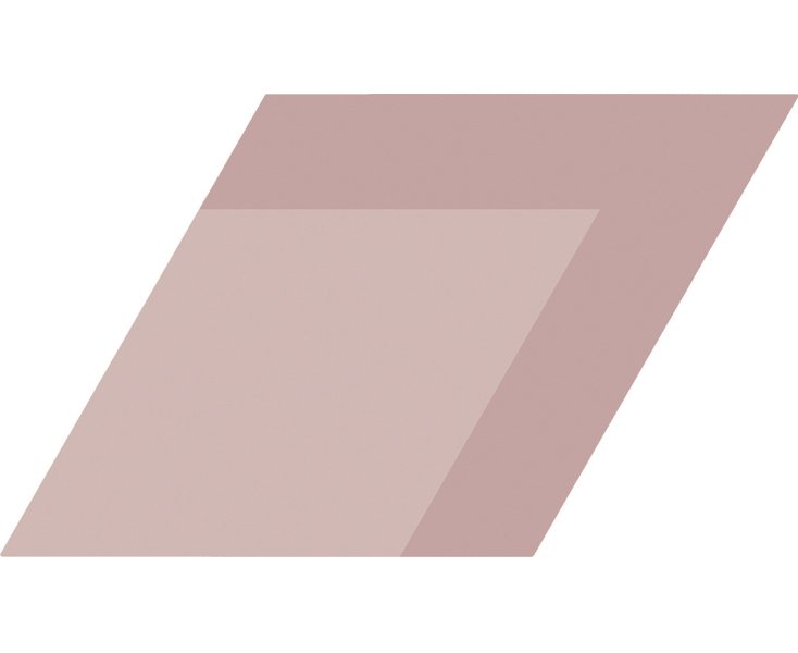 FLOW DIAMOND DECOR OLD ROSE C2 14x24