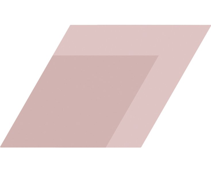FLOW DIAMOND DECOR OLD ROSE C2 14x24