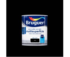 BRUGUER BRILLIANT BLACK ACRYLIC ENAMEL 750ml 