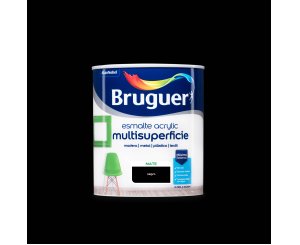 BRUGUER ACRYLIC ENAMEL BLACK MATE 750ml 