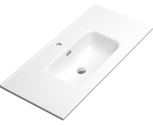 WASHBASIN MURAL 100x040 LOKI WHITE  