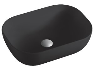 SINK WITH COUNTERTOP 046x033 DUE MATTE BLACK ​