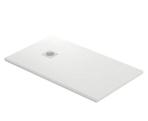 PALMA QUARTZ SHOWER TRAY 100x080 SLATE WHITE ​