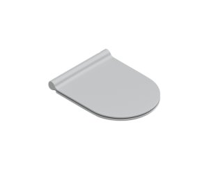 SFERA-ZERO WC SEAT W/CUSHIONED SATIN CEMENT