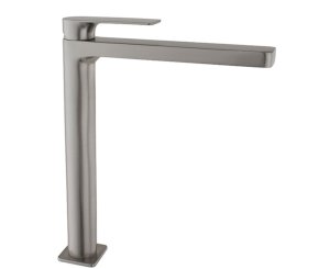 SATIN NICKEL ARA HIGH WASHBASIN SINGLE LEVER