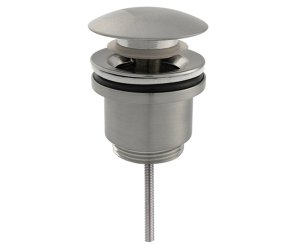 SINK DRAIN 1"1/4 CLICK-CLACK UNIVERSAL SATIN NICKEL