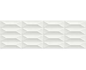 OFF BIANCO SATINATO STRUTTURATO GEMMA RECT. 30x90  
