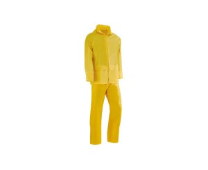 BE GREEN NYLON YELLOW WATERSUIT SIZE-M