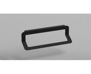 QUICK TOWEL BAR 40 BLACK