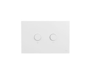 BLINK PUSH BUTTON DOUBLE FLUSH WHITE MATTE TEXTURED