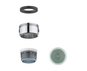 COMPLETE MOUSSEUR FOR SINK MIXERS M24x1 CHROME