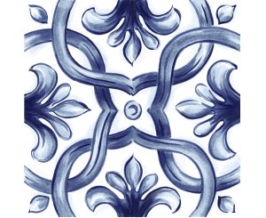 AMURI DECORO MAIOLICA TAPPETO 2 GLOSS 20x20