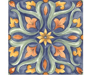 AMURI DECORO MAIOLICA TAPPETO 4 BRIGHTNESS 20x20