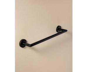 START MATTE BLACK TOWEL RACK 40