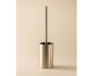 ARCHITECT S+ BRUSHED INOX FLOOR TOILET BRUSH HOLDER