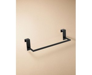 MATTE BLACK STICK TOWEL RACK 28