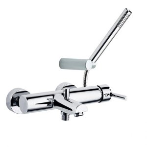 SINGLE LEVER DRAKO BATHROOM / SHOWER CHROME W / KIT  