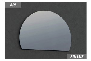 ARI SEMICIRCULAR MIRROR 120x080 W/O LIGHT