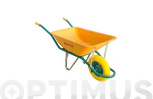 LIGHT YELLOW METAL WHEELBARROW C1/550-90L
