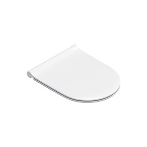 SFERA WC SEAT WITH EXTRA-FLAT CUSHIONING, GLOSSY WHITE