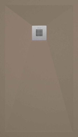 STONE PLUS SHOWER TRAY 90x70 MOKA SMOOTH