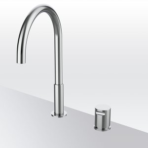 ISOLA FIXED SINK SINGLE LEVER MIXER COOL CHROME
