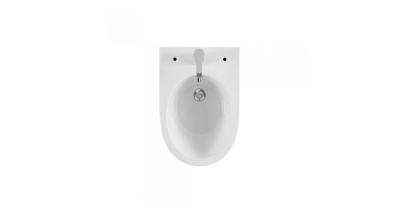 SANLIFE SUSPENDED BIDET W/O HOLES WHITE