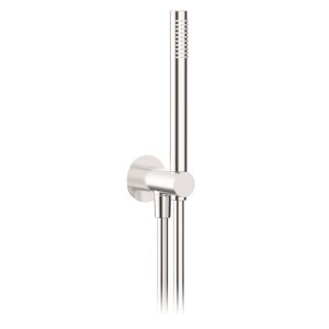 LUX CYLINDRICAL SHOWER SUPPORT KIT + ETERNICE STEEL TUBE HANDLE