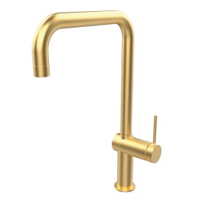TIME MALE SINGLE-LEVER SINK FAUCETS SWIVEL SPOUT BRUSHED GOLD