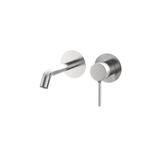 TIME SINGLE-LEVER WASHBASIN MIXER WITH 200mm SPOUT, EXTERNAL STEEL
